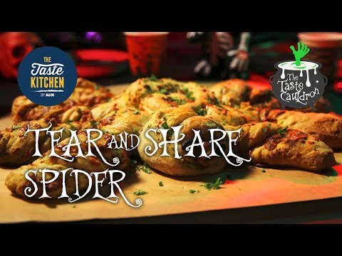 Scary Treats for Halloween - Tear and Share Spider