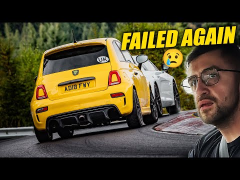 Failed Again 😢 Abarth 595 Comp // Nürburgring