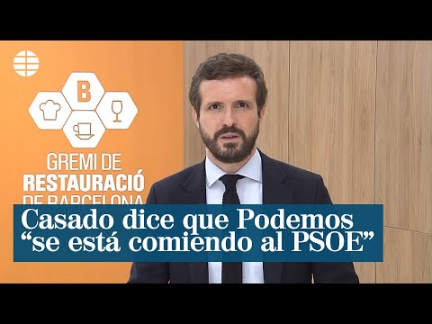 Casado afirma que Podemos se está comiendo al PSOE