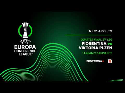 The Europa Conference League UEFA | Thur. April.18 2nd Leg | on SportsMax+ and SportsMax App!