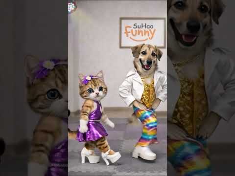 Cat and Dog 🐱🐶 We Like to Party!