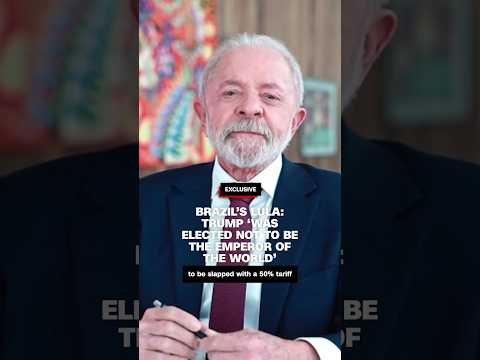 CNN Exclusive: Brazil's Lula to Amanpour: Trump 'Was elected not to be the emperor of the world'