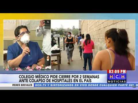 ¿Dónde está el dinero, los hospitales y las mascarillas : Colegio Médico al gobierno hondureño