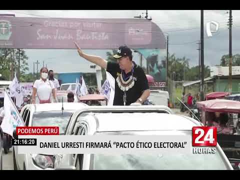 Daniel Urresti anunció que firmará Pacto Ético Electoral