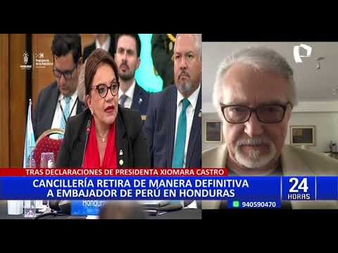 Perú retira a embajador en Honduras por “inaceptable injerencia” de su presidenta (4/3)