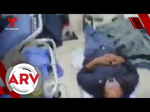Médicos de Colombia atienden pacientes de COVID-19 en el piso | Al Rojo Vivo | Telemundo