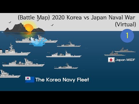 (Battle <strong>Map</strong>)Korea vs Japan <strong>Virtual</strong> Naval war