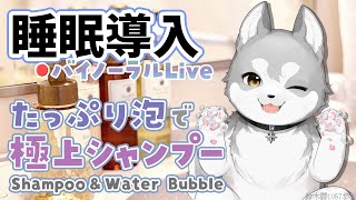 🛑【Binaural/黒3Dio】本気で眠りたい人のための爽やか泡シャンプー 2025.7.9【にじさんじ/鈴木勝】