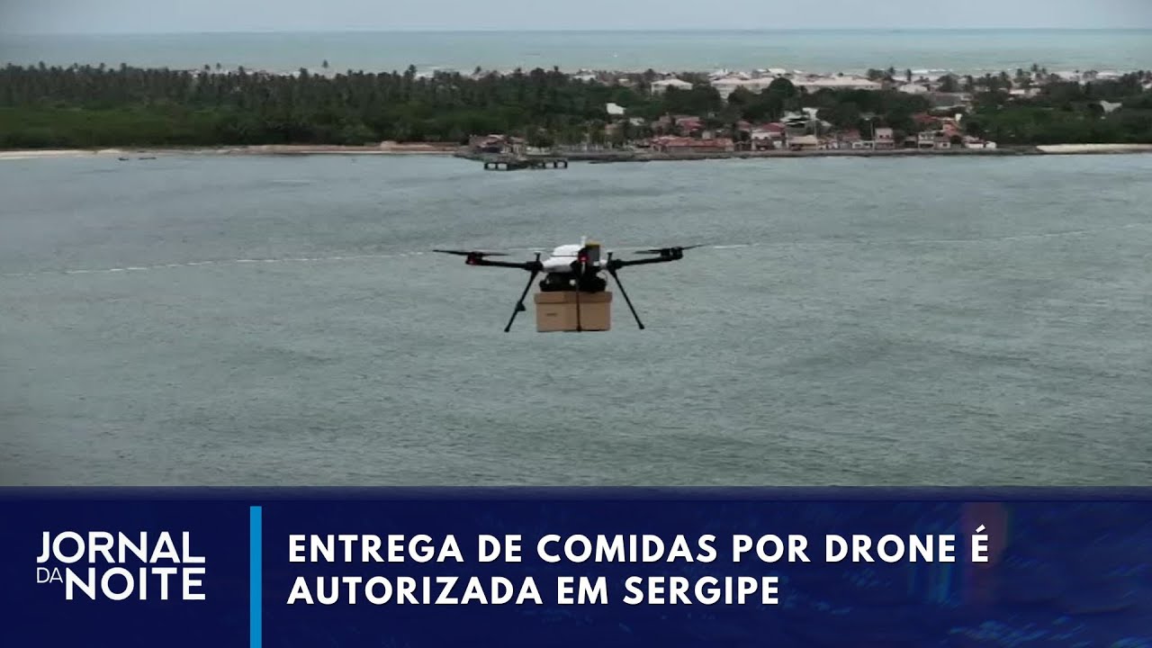 Entrega de comidas por drone é autorizada em Sergipe