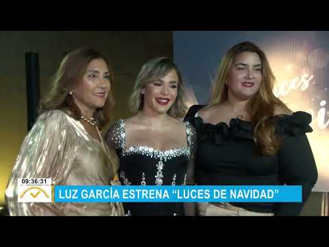 Luz García estrena Luces de Navidad