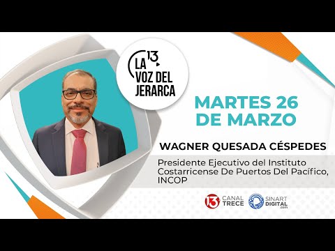 Wagner Quesada Céspedes, presidente Ejecutivo INCOP | La Voz del Jerarca.