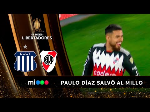 La cabeza y hombro de Paulo Díaz para el 1-0 agónico del Millo - Talleres vs. River - Libertadores