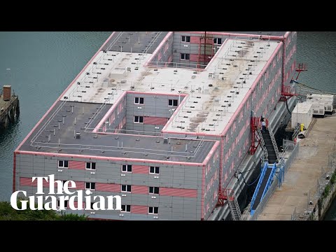 First asylum seekers arrive on Bibby Stockholm barge in Dorset