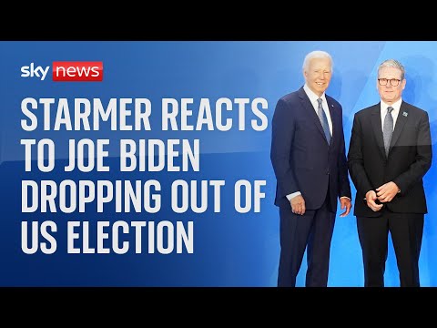 Watch live: Keir Starmer expected to react to Joe Biden withdrawing from the US presidential race
