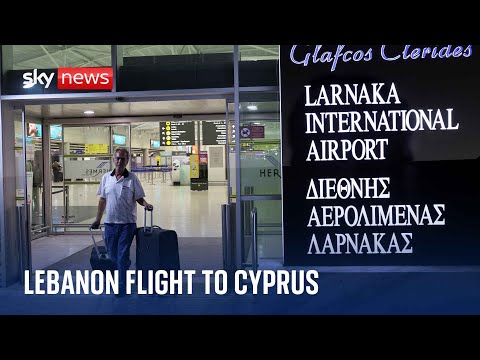 Live: Plane from Beirut arrives at Larnaca Airport carrying repatriated Cypriot citizens