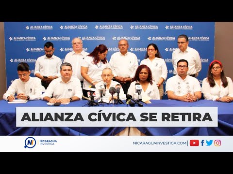 ? Conferencia de prensa de la Alianza Cívica sobre su retiro de la Coalición Nacional. #Nicaragua