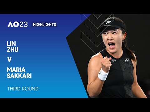 Lin Zhu v Maria Sakkari Highlights | Australian Open 2023 Third Round