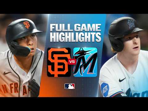 GIANTS vs MARLINS Full 경기 하이라이트 (6/20/26) | MLB 하이라이트