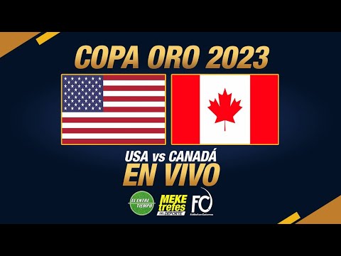 USA VS CANADÁ EN VIVO Copa Oro 2023 | Meketrefes del deporte