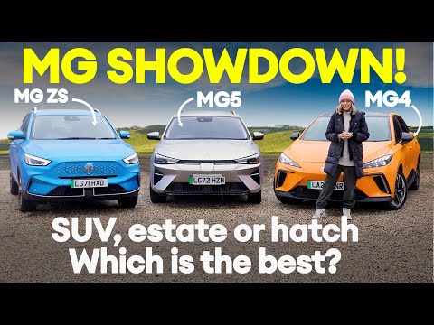 MG GROUP TEST: MG4 vs MG5 vs MG ZS - which is right for YOU? | Electrifying