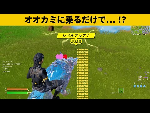 【小技集】超簡単にできる経験値稼ぎのやり方！シーズン４最強バグ小技裏技集！【FORTNITE/フォートナイト】