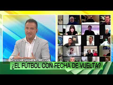 Santiago Cafiero está de acuerdo con Gallardo y analizan el protocolo para la vuelta del fútbol