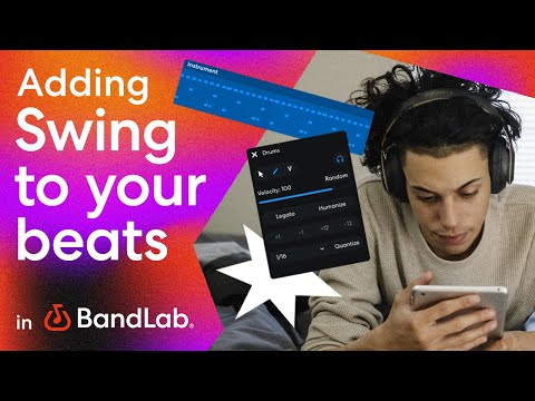 Adding swing to your music with BandLab Sounds and free web Studio (BandLab Tutorial)