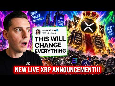 MEGA *NEW* <strong>LIVE</strong> XRP ANNOUNCEMENT BY RIPPLE PRESIDENT: ''<strong>THIS</strong> WILL CHANGE EVERYTHING FOR XRP!!''