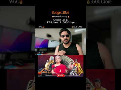 Budget 2026 #budget2026 #creators
