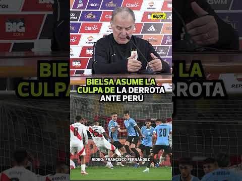 "NO HE LOGRADO ENCONTRAR LAS RESPUESTAS": MARCELO BIELSA tras PERÚ 1-0 URUGUAY | Depor