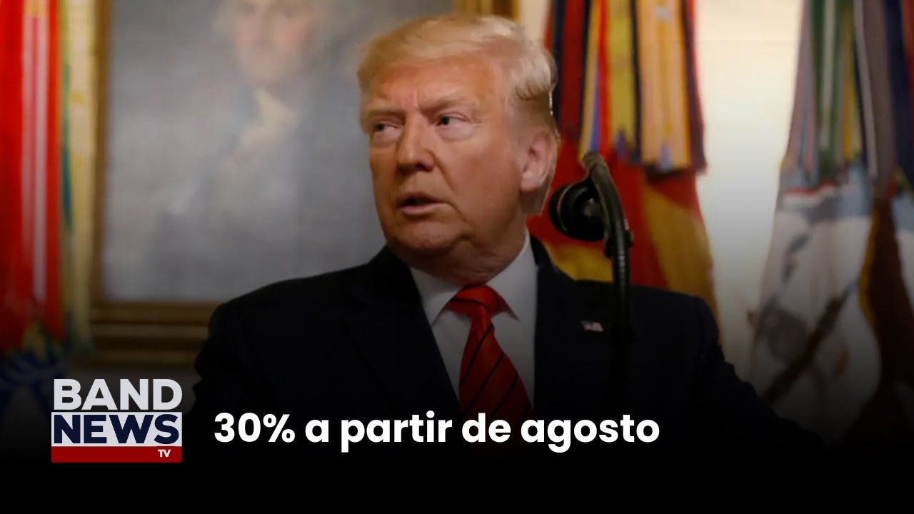 Trump aplica tarifa ao México e cita crise na fronteira | BandNews TV