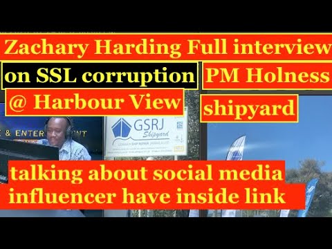 SSL  CEO Harding Full interview. PM Holness @ harbour view dry dock talkbout social media influencer