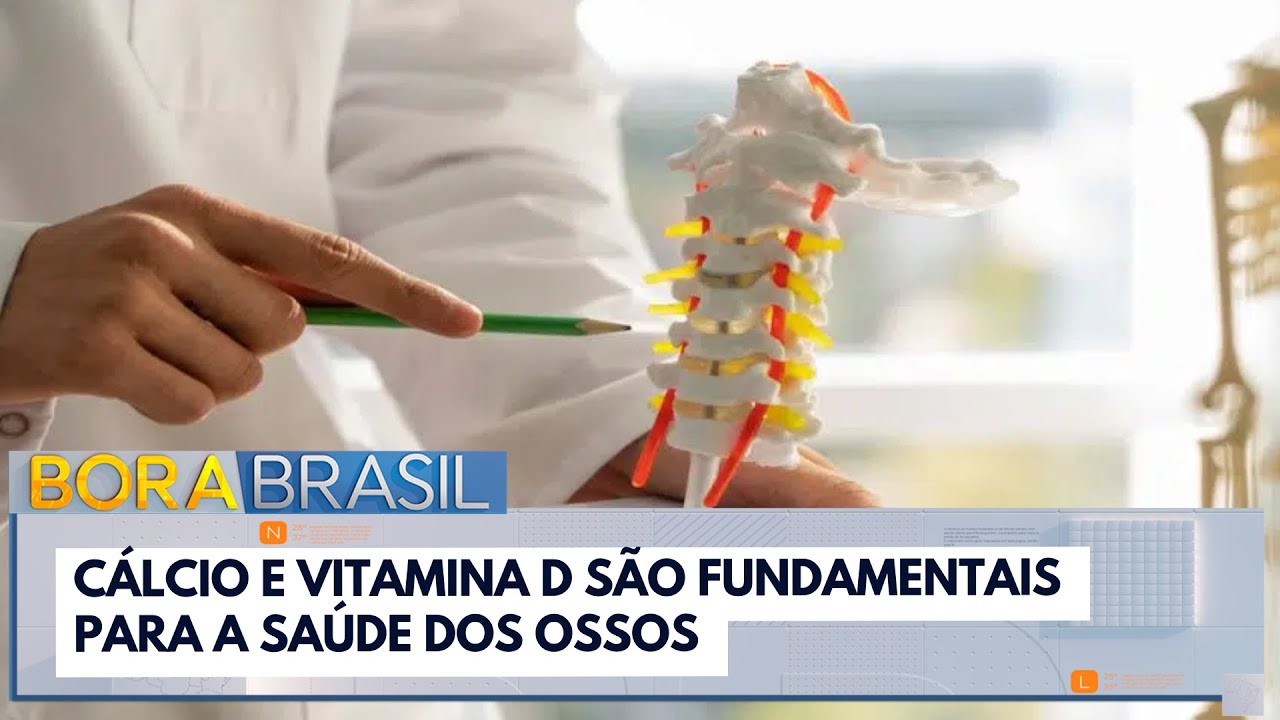 Cálcio e vitamina D são fundamentais para a saúde dos ossos