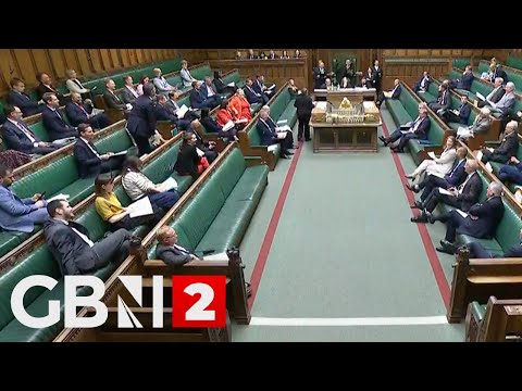 WATCH: MPs sit in Parliament's House of Commons