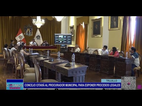 Trujillo: Concejo citará al procurador municipal para exponer procesos legales