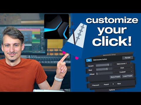 Customize your Click - Metronome Settings in Studio One