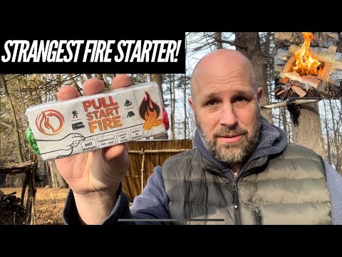 Weirdest Fire Starter I've Used: Pull-To-Start Fire! For Emegency, Survival, Bug Out Bags, and More