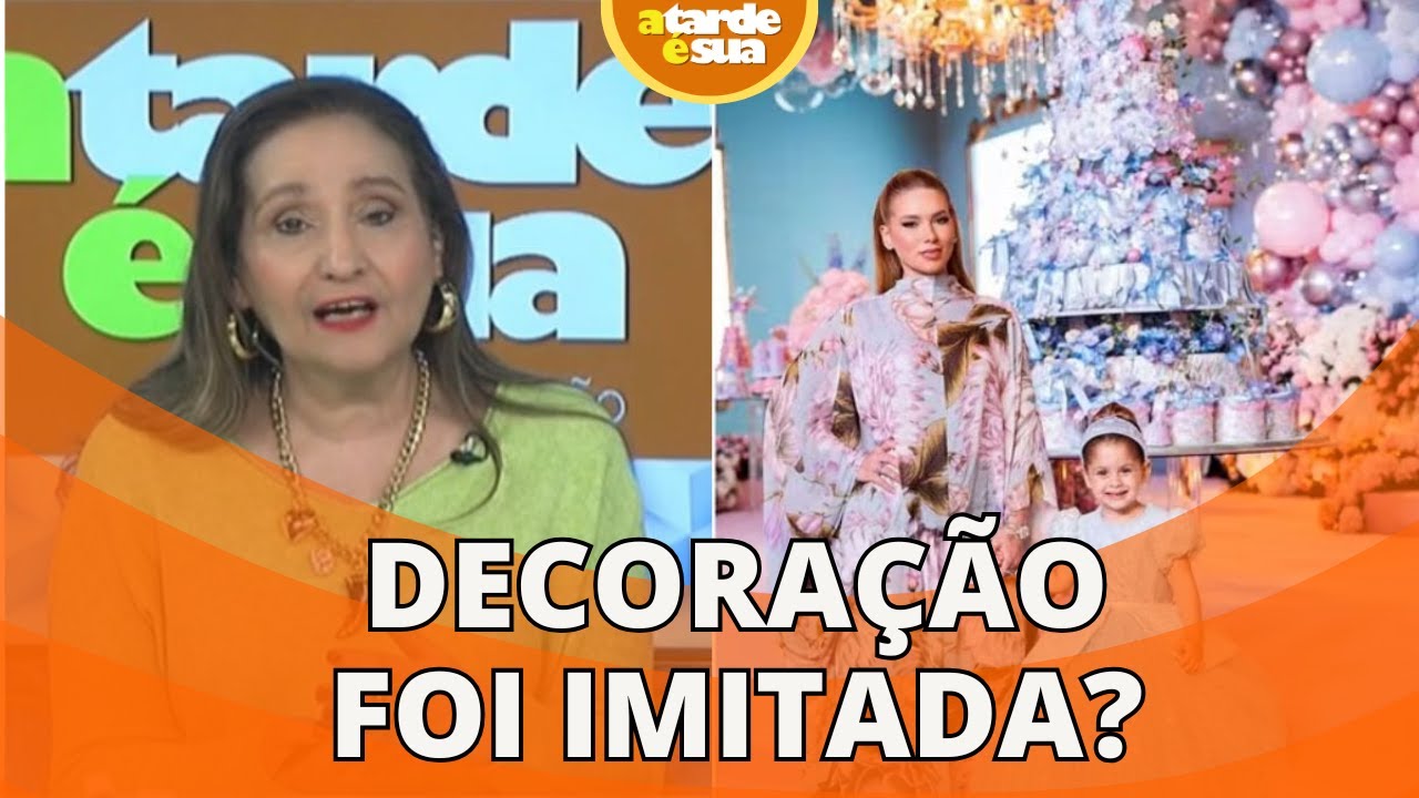 Sonia Abrão reage a polêmica de decoração copiada em festa de Maria Flor: “Foi criado por ela”