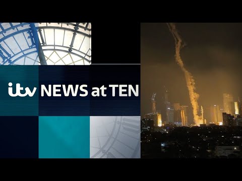 WATCH ITV NEWS AT TEN as sirens sound as Iran launches new wave of missiles at Israel | ITV News