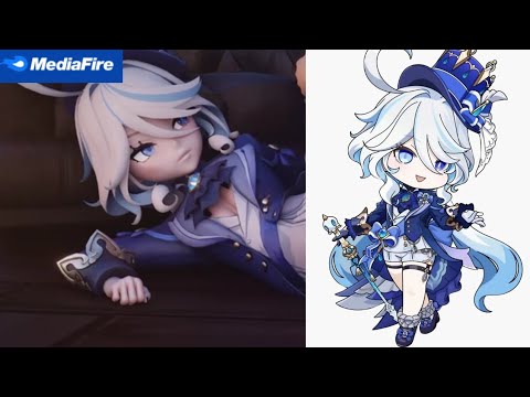 Furina genshin impact 3D