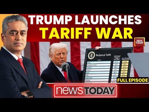 NewsToday With Rajdeep Sardesai: Trump's Tariffs On India And China Trigger Global Market Turmoil