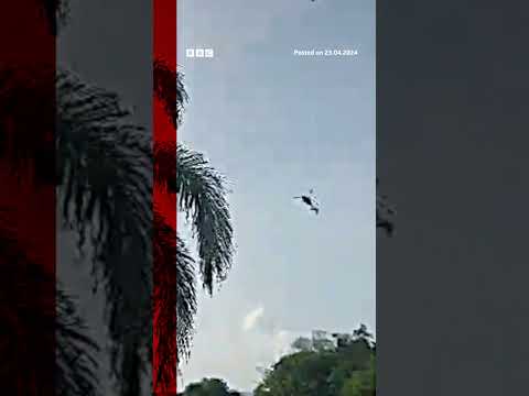 Ten dead as navy helicopters collide in Malaysia. #Malaysia #Shorts #BBCNews