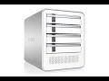 ICY DOCK MB561US-4S Quad Bay External Enclosure with eSATA Port-Multiplier + USB for PC &amp; Mac