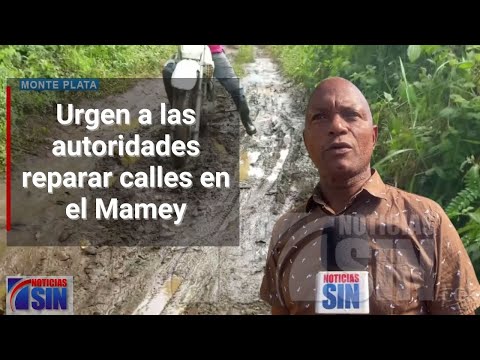 Urge a las autoridades reparar calles en el Mamey