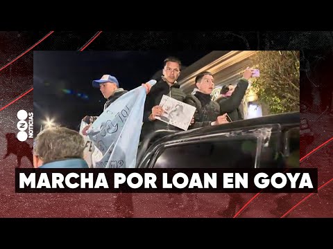 MARCHA por LOAN en GOYA a 28 DÍAS de su DESAPARICIÓN - Telefe Noticias