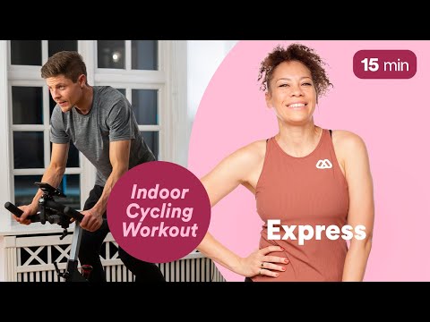 QUICK 15 MINUTE INDOOR CYCLING CLASS | INDOOR WORKOUT FOR BEGINNERS