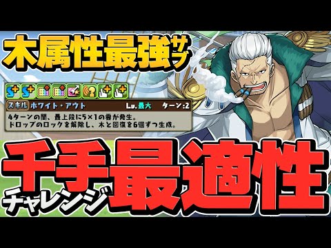 スモーカー×ハルクの生成ループが最強すぎる！！千手チャレンジを破壊！リズレット編成【パズドラ】