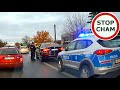 Pani w BMW wyprzedza na czowk z Policj