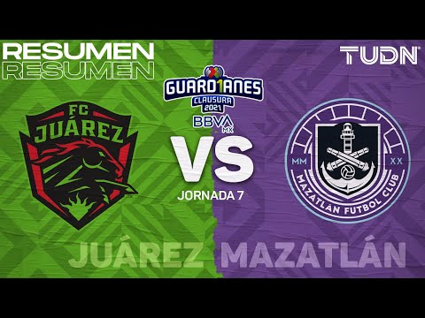 Resumen y goles | FC Juárez vs Mazatlán | Torneo Guard1anes 2021 BBVA MX - J7 | TUDN