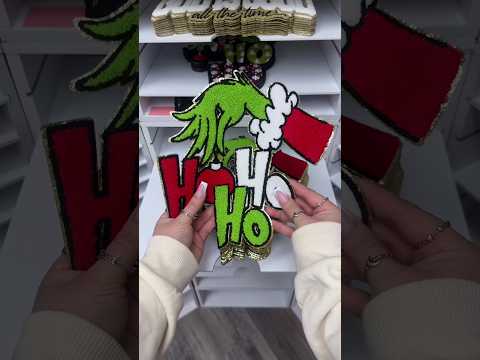 ✨ ASMR Stocking New Iron-On Patches | Christmas Patch Drop 2025 🎄💖 | Relaxing Small Packaging ASMR